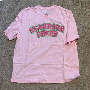 Seabrook Cheer Pink Kids T-Shirt